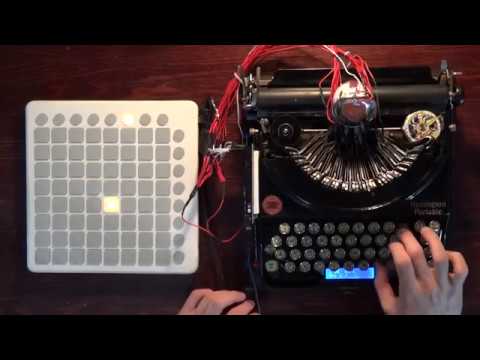 [How To Play] 1920's Typewriter EDM MIDI Controller