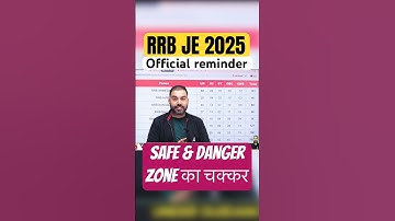RRB JE 2025 Official last moment reminder for zone change &! Last date #rrbje #rrb #rrbje2025