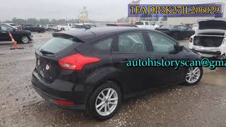 1FADP3K27JL206029 Ford Focus Se 2018