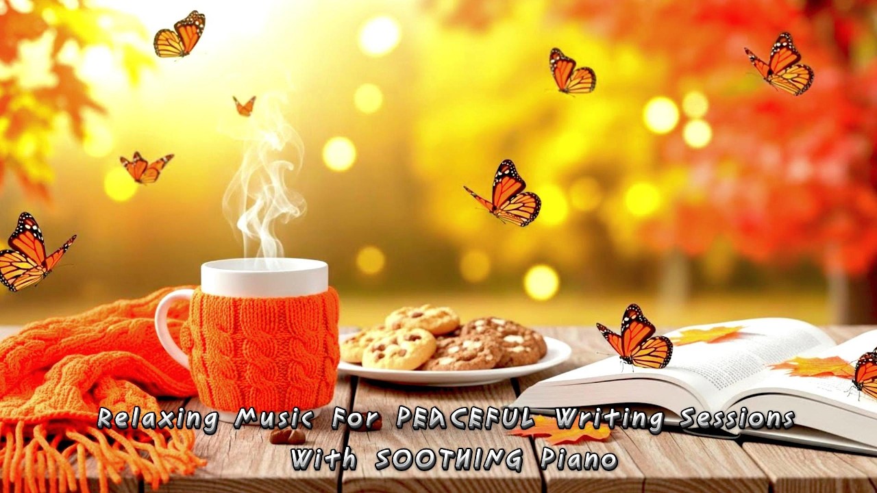 Relaxing Piano For Peaceful Writing Sessions 🌙 Autumn Melodies For Calm & Focus