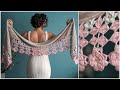 Stepbystep instructions how to crochet the flowers for the stunning field flowers shawl
