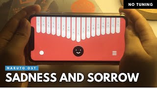 Sadness and Sorrow - Naruto OST | Keylimba Cover with Tabs | Kalimba App