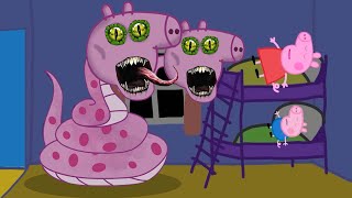 The Legend of Peppa Pig's mother is Medusa - The Horror in Peppa Pig's bedroom | Peppa Pig Animation