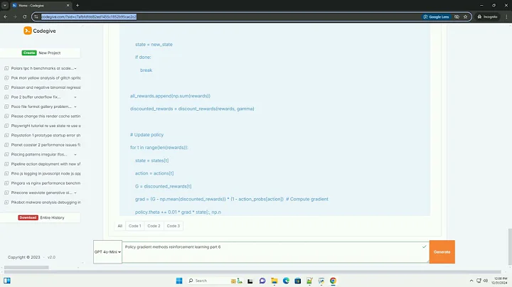 policy gradient methods reinforcement learning part 6