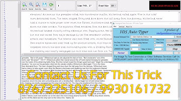 copy paste in  Typing Master 1.3 (Automatic Typing) etc..Contact-8767325106