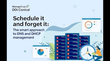 Schedule it and forget it: Smart approach to #DNS and #DHCP management