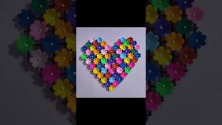 #satisfying#wallhanging #diy #fun #edit #papercrafts #viral #bigheart #youtubeshorts #kpop