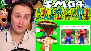 Mario Reacts To Nintendo Memes 11 ft. Meggy | Reaction