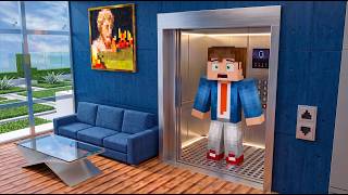 EVİMDE GİZLİ BİR ASANSÖR BULDUM - Minecraft