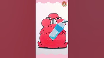 Alphabet​ lore​ A got so fat 🙄 Fixing letters animation​ transform​ation​ drawing​ A​rt A be​ funny​