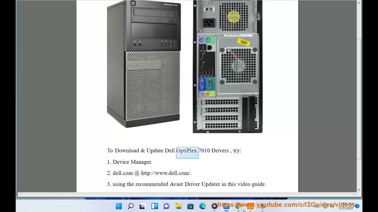 Download & Update DELL Optiplex 7010 Desktop Computer Drivers YouTube