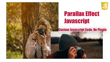 Parallax Effect Custom Javascript || Parallax Scrolling Website || Parallax Method || Parallax Js
