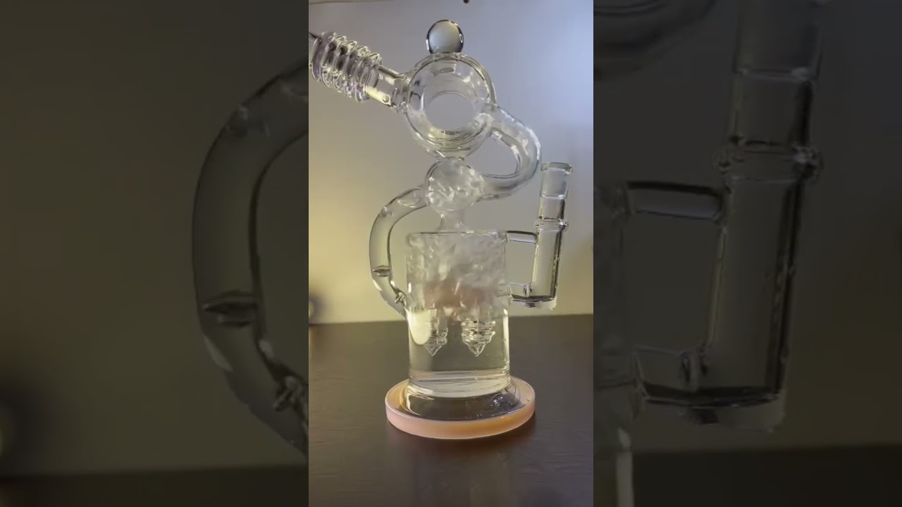 Functioning video of Glass bong