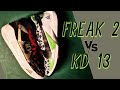 Comparison KD13 vs Freak 2
