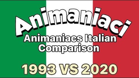 Animaniacs Theme Song Comparison (Italian) (1993 VS 2020) (Mixed)