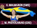 Emma Malmgren (SWE) vs Maria Prevolaraki (GRE) - Final // European Championships 2022