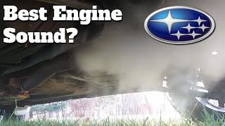 Straight Piped Subaru Ej25 Exhaust Sounds
