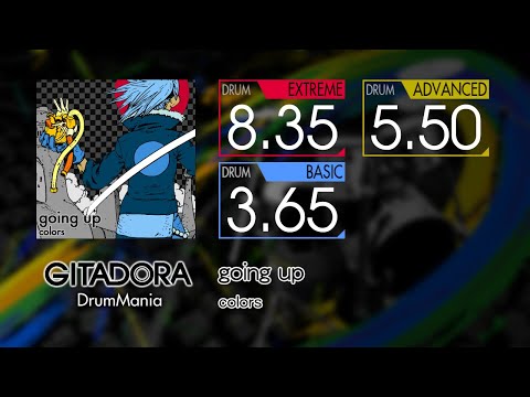 【GITADORA】 going up (EXTREME ~ BASIC) Drum