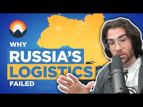 Hasanabi Reacts to The Failed Logistics of Russia's Invasion of Ukraine | Wendover Productions