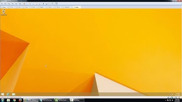 Turn on the magnifier in Windows 8.1