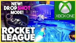 ROCKET LEAGUE DROPSHOT GAMEPLAY XBOX ONE ( NEW ROCKET LEAGUE GAME MODE )