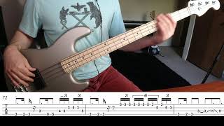 Red Baron Bass Cover with Tab: Fender Flea Active Jazz Bass