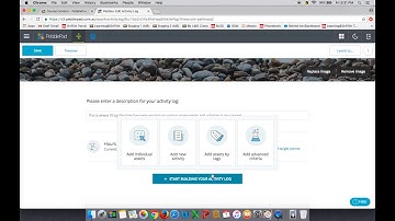 PebblePad: Create an Activity Log