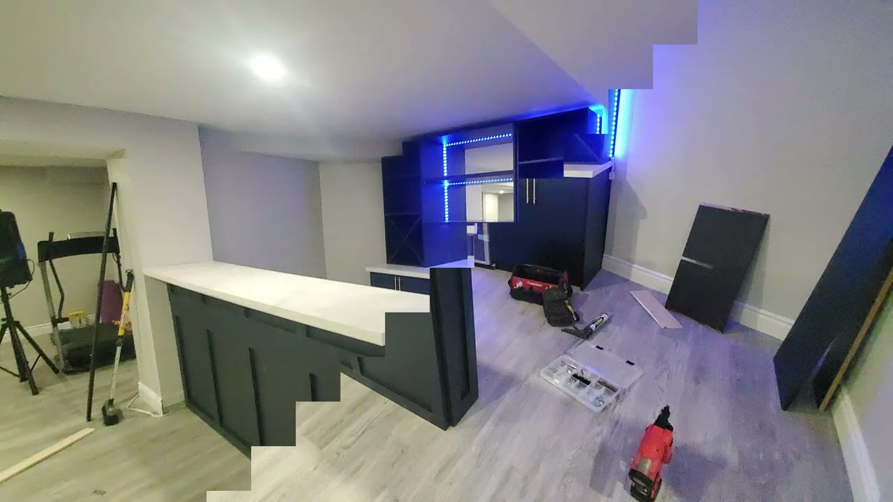 Party Bar in Basement house