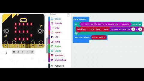 Programación con MakeCode - Micro:bit - Taller 4 - Simulación de 1 dado.