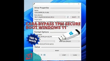 Cara Instalasi Windows 11 tanpa TPM Secure Boot