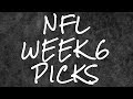 GIFFS NFL WEEK 6 VEGAS SPREAD PICKS - YouTube