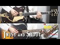 The Beatles | Twist and Shout | Guitar and Bass Cover (Instrumental) - 4K