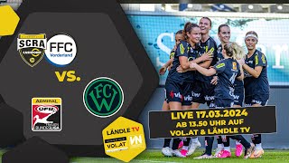 Admiral Frauen Bundesliga | SPG SCR Altach FFC Vorderland vs. Wacker Innsbruck