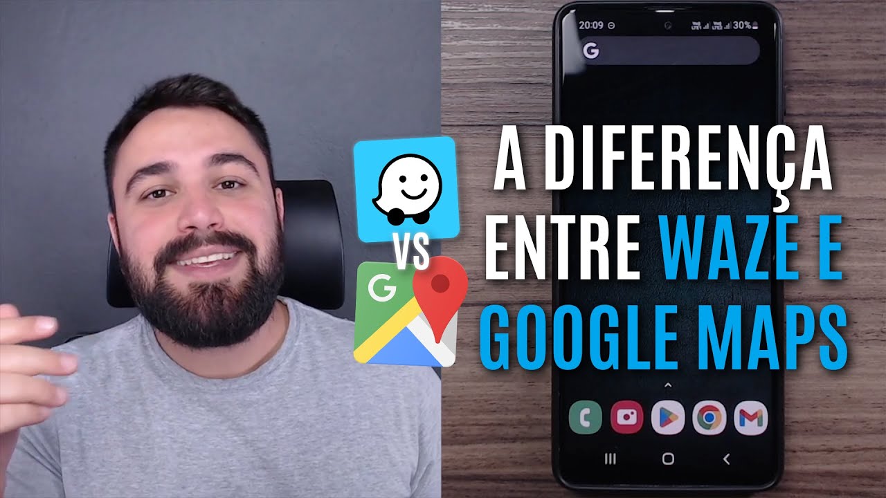 A DIFERENÇA ENTRE WAZE E GOOGLE MAPS - YouTube