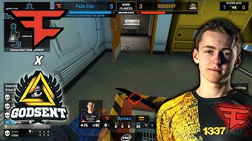 Faze NEW ROSTER FIRST GAME -  Bymas standin 16 y.o prodigy in DreamHack Masters Spring 2020