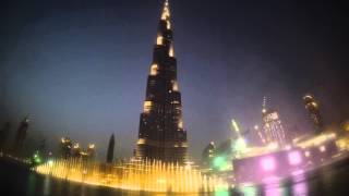 Dubai Fountain - Die größten Wasserspiele der Welt @Burj Khalifa