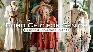 how to dress boho after 60 Clothing for Women Over 60 - Embrace Your Bohemian Side (Video)