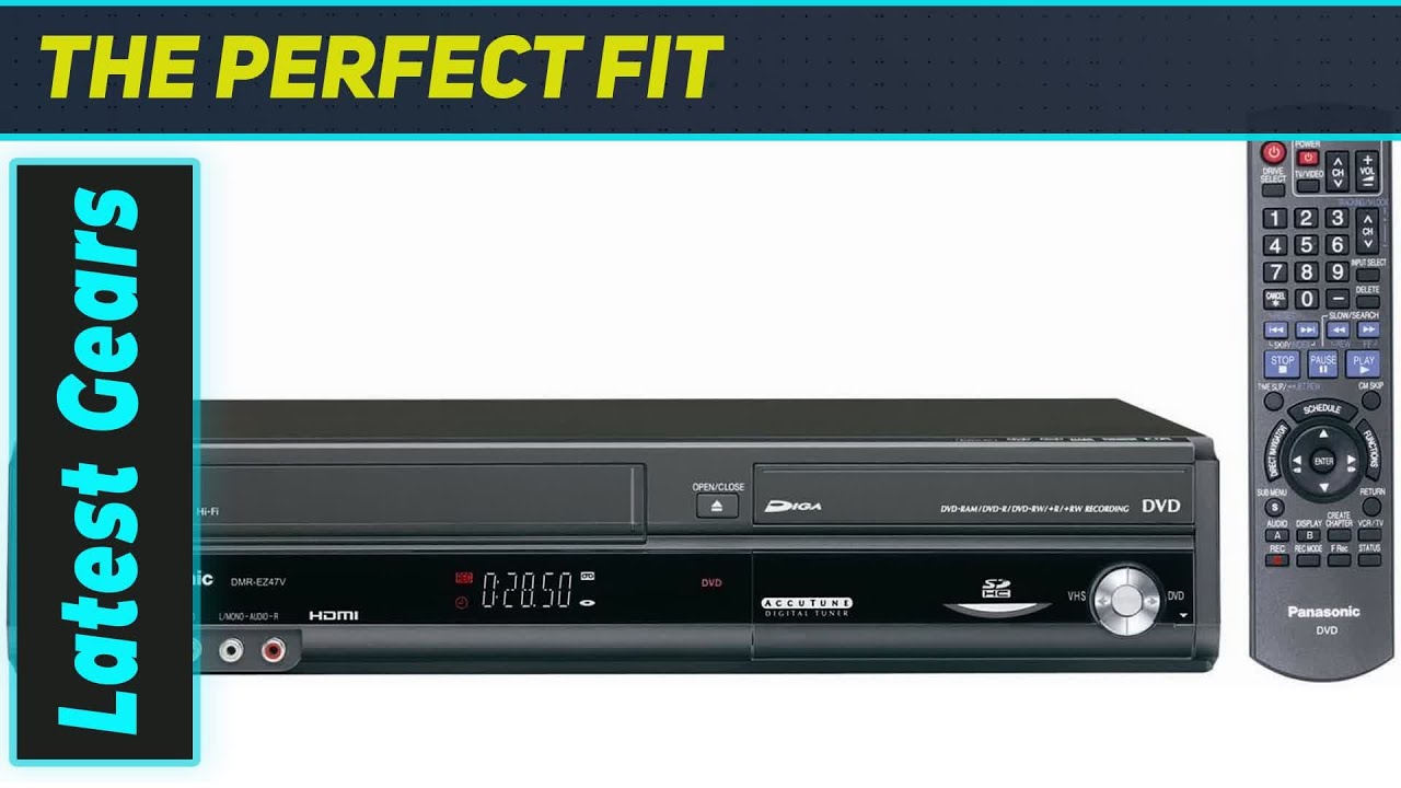 Panasonic DMR-EZ47V: The Ultimate DVD/VCR Combo for Modern TVs