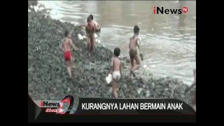 Kurangnya Lahan Bermain Anak, Bocah Berenang Di Kanal Barat - iNews Siang 10/12