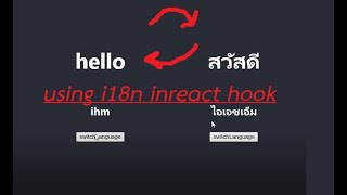 create web multi language with react hook | using i18n in react hook (My English isn’t that good)