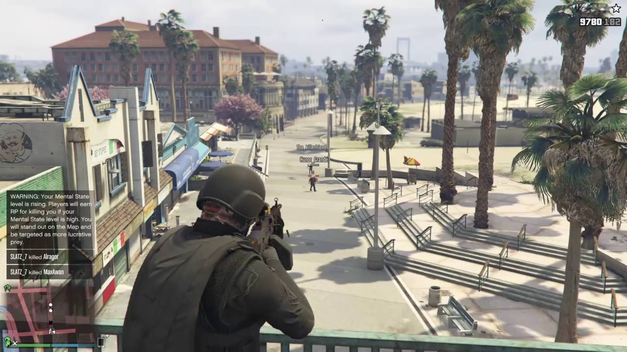 GTA Online: 4 Kills in 10 Seconds With Combat MG