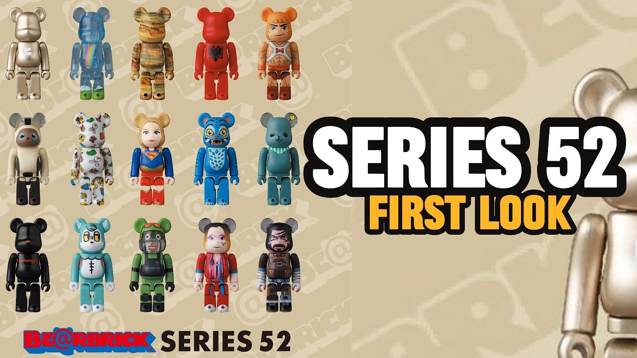 First Look at BE@RBRICK Series 52 - Preview & Reactions - YouTube