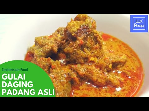 Petunjuk Memasak Gulai Daging - Resep Padang Asli | Masakan Padang Yang Sedap