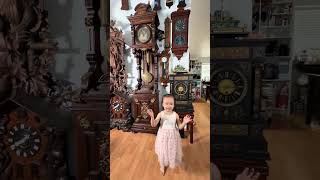 How My Daughter Enjoys My Clock Collection With Music Box