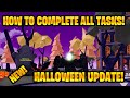 Halloween Update! How To Complete All Tasks! My Restaurant