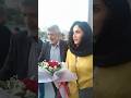 پریناز ایزدیاز مهمان نمایش من و گربه پری به کارگردانی شهره سلطانی که در تئاترشهر در حال اجرا است 