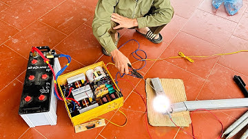 Thử Mang Máy Kích Cá Nước Mặn Đánh Biển Công Xuất Lớn Ra Đốt Que Hàn Và Cái Kết,Sđt 0856783586