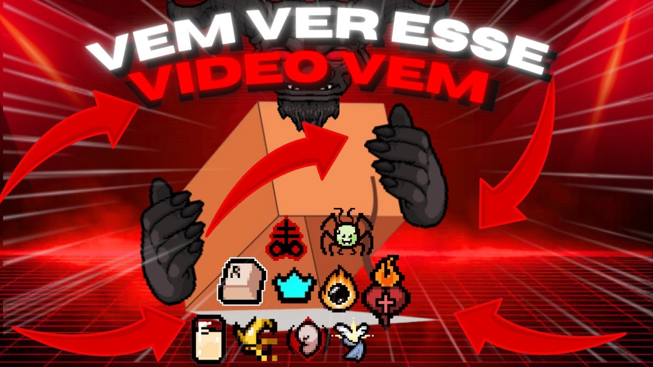 O VIDEO PERFEITO DE THE BINDING OF ISAAC!!!