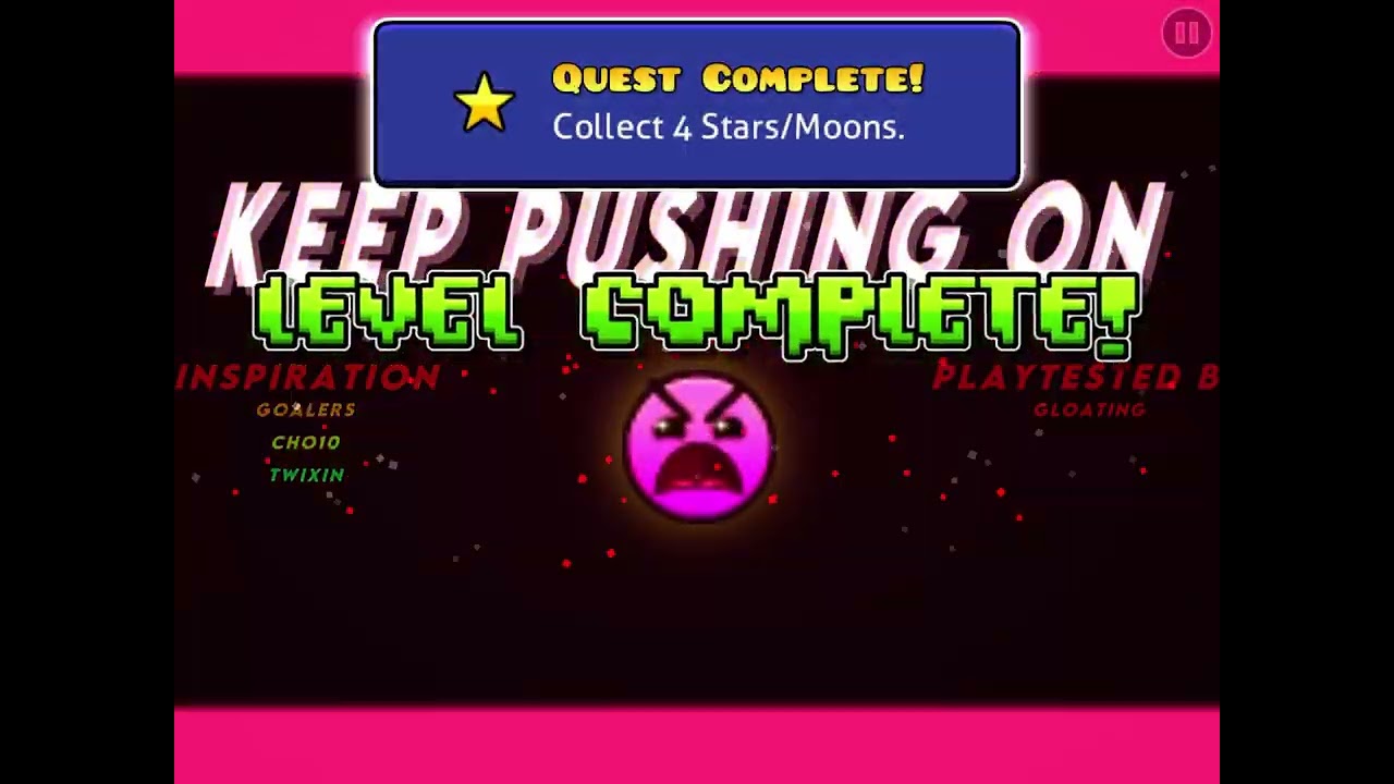 Geometry dash “Keep Pushing On” NCS Pushing On By: RIOT