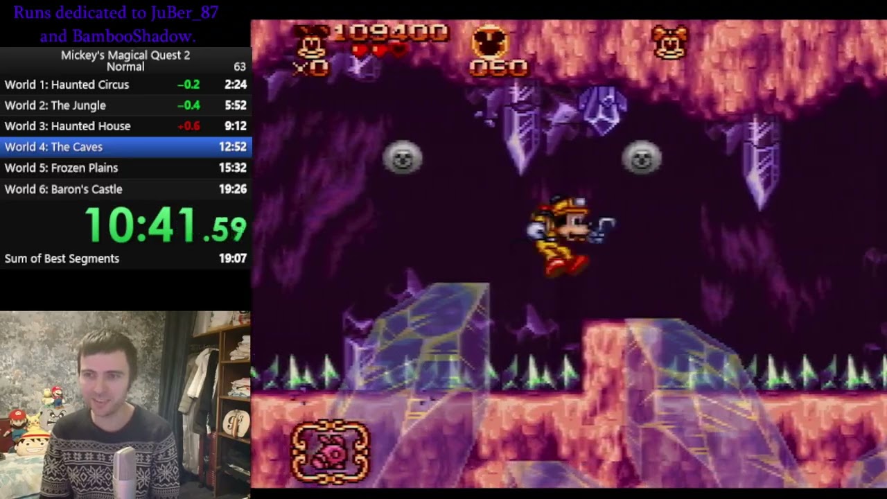 Mickey's Magical Quest 2 (Normal) Speedrun - 